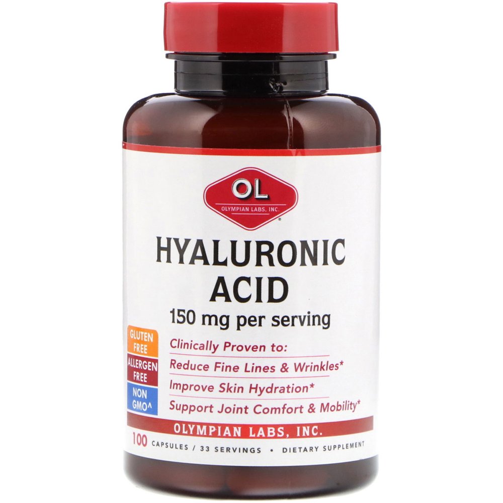 Olympian Labs Hyaluronic Acid with BioCell Collagen Type II 100