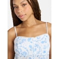 thumbnail image 4 of No Boundaries Cami Top and Bloomer Shorts Sleep Set, 2-Piece, Women's XS-XXL, 4 of 5
