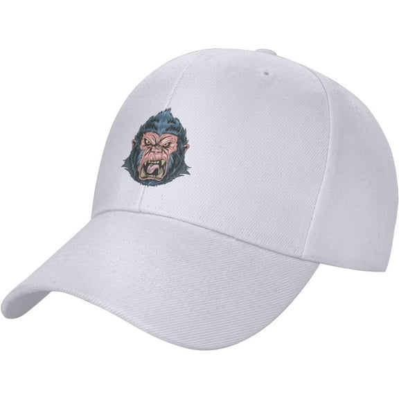 Angry Monkey Heads Baseball Cap Adjustable for Men Women Hat Truck Driver Hats
