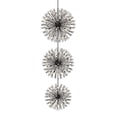thumbnail image 4 of Elegant Lighting Vera 25.5" Modern Metal/Crystal Chandelier in Black/Clear, 4 of 9
