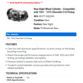 thumbnail image 2 of Rear Right Wheel Cylinder - Compatible with 1961 - 1973 Chevy C10 Pickup 1962 1963 1964 1965 1966 1967 1968 1969 1970 1971 1972, 2 of 2