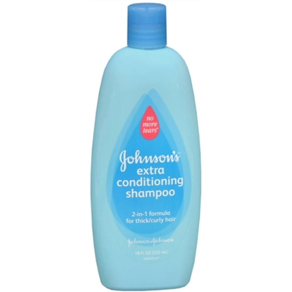 JOHNSON'S No More Tangles Shampoo + Conditioner Curly Hair 18 oz (Pack of 3)