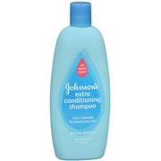 JOHNSON'S No More Tangles Shampoo + Conditioner Curly Hair 18 oz (Pack of 2)
