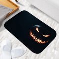 thumbnail image 5 of 1pc Jackolantern Absorbent Non-Slip Bathroom Thickened Flannel Rug Decor,Soft,Quick Drying,Suitable For Indoor/outdoor Use,Bathrooms,Bedrooms,Kitchens,Terrace,Laundry Rooms,16"x24", 5 of 9