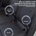 thumbnail image 4 of Solar Powered Car Exhaust Fan, 3-Header Auto Air Vent Radiator for Heat Relief, Portable Vehicle Cooling Fan & Odor Eliminator, Universal Fit for Car Window, Black, 4 of 8