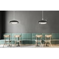 thumbnail image 2 of 37083-020 Eurofase Lighting Pemberton - 18 Inch 23W 1 LED Convertible Pendant-Satin Nickel Finish, 2 of 3