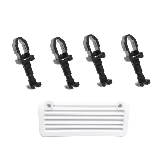 CSYANXING RV Refrigerator Vent Clip Set 4 Pack for Norcold Doors 1/2” Latch Direct Replacement 617772 Quality Plastic Material