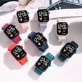 thumbnail image 2 of Reloj electrónico deportivo con forma de corazón para niños y parejas, con diseño de corazón, con luz LED, de Apple, para estudiantes, 2 of 6