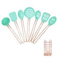 thumbnail image 2 of Non-stick Cookware Nylon Cookware Set High Healthy Home Temperature Resistant Kitchen Utensils Set BBQ Tool Set, 2 of 8