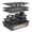 Gray, variant on Bakken- Swiss Kitchen Baking Pan Set - Nonstick White Marble Coating, Commercial Grade Carbon Steel, Baking Kitchen Essentials, Oven Safe Tray (Up To 450° F), Set of 6