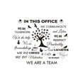 thumbnail image 3 of Adhesivos de pared de PVC con cita motivacional para trabajo en equipo en la oficina, 30 x 90 cm, 3 of 4