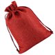 thumbnail image 4 of Matsuzay 50 Uds. Bolsa de lino con cordón organizador de joyas bolsa de almacenamiento de té portátil para el hogar Almacenamiento y organización del hogar vino rojo 8x10cm Matsuzay HA5722-17, 4 of 6