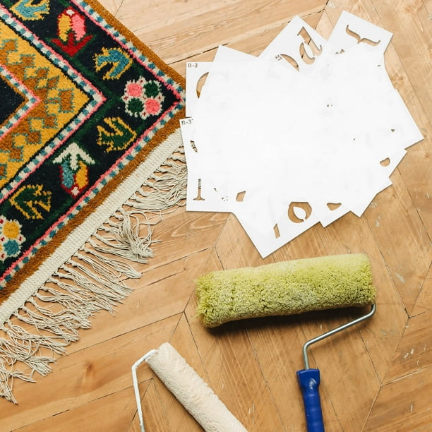 ADDHAT 40Ud Estencils De Letras Y Números Reutilizables Para Pintura Y