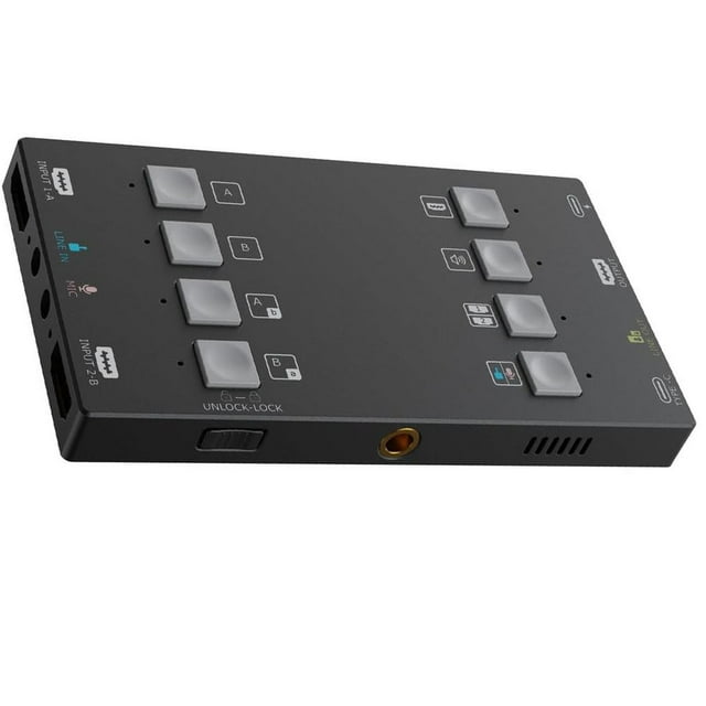 CamKoo - Tarjeta de captura de vídeo USB 3.0 4K HDMI con 2 entradas, 2 salidas, captura de dos panta