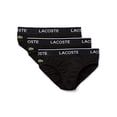 thumbnail image 2 of Lacoste Caleçons Classiques Décontractés pour Hommes 3 Pack Coton Extensible, Noir, m, 2 of 3
