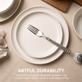 thumbnail image 6 of Stoneware Dinnerware Set,12 Piece Stoneware Dinnerware Sets With Mugs Microwave And Dishwasher Safe Stackable Matte Glaze Kitchenware, 6 of 9