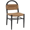 thumbnail image 5 of SAFAVIEH Ottilie Farmhouse Dining Chair, Black/Natural (19.5 in. W x 18.7 in. D x 36.6 in. H), 5 of 12