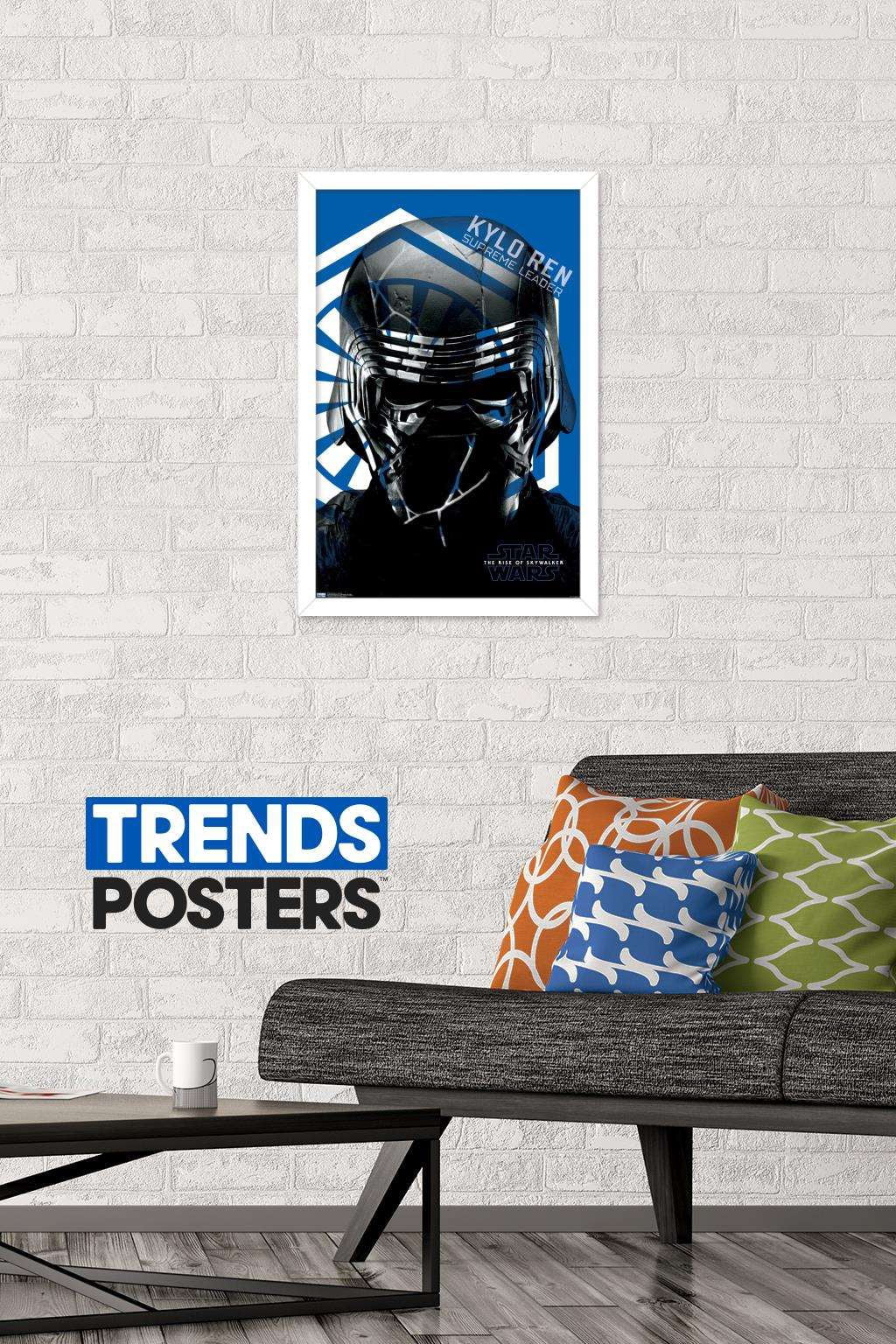 Star Wars: The Rise Of Skywalker - Cracked Wall Poster, 14.725" x 22.375", Framed