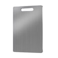 thumbnail image 1 of YoGold Stainless Steel Cutting Boards For Kitchen, Pure Cut Cutting Board, Food Grade Quality,Easy To Clean And Will Not Absorb Odors, Suitable For Outdoor Camping Meat Vegetables Fruit A, 1 of 2
