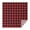 Red and Black, variant on Brown and White Checkerboard Checkered Pattern Square Tablecloth,Waterproof Square Table Cover,Wipeable Spillproof Washable Table Cover for Home Kitchen Party Decor 42"X42"(107x107cm)