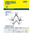 thumbnail image 2 of Juego De 2 Multiherramientas SURTEK 12 En 1 Foy, 2 of 3