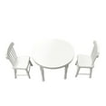 thumbnail image 2 of 1:12 Dining Chair White Miniature Set Color Round Dollhouse Furniture Table Garage Kits, 2 of 9