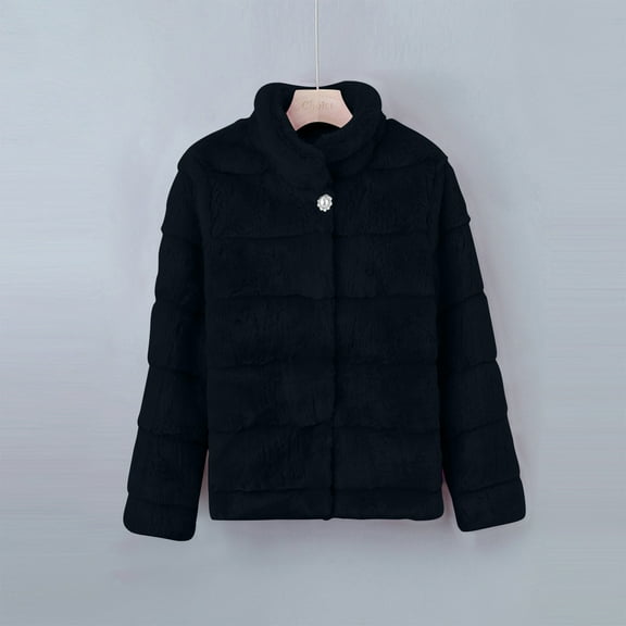 Ashirexll Winter Coats for Women, Jackets for Women trendy, Women's Faux Wool Coats Elegant Thick Warm Fall Coats Winter Fashion Long Jacket Coats