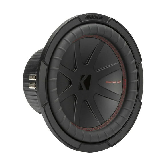 KICKER 48CWR102 CompR Subwoofer de 10 pulgadas, DVC, 2 ohmios multicolor