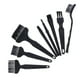 thumbnail image 1 of Kit de 8 cepillos de limpieza para reparación de PCB, pasta fundente, circuito de placa base, cepillo antiestático, herramienta de reparación de teléfonos móviles (negro), 1 of 5