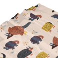 thumbnail image 4 of Shower Curtain, Cute Armadillo1 Waterproof Fabric Plastic Shower Curtain, Drying Fast Bathroom Curtain with 9 Buttonholes, Ruffle Shower Curtain 60x72in, 4 of 8