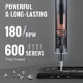 thumbnail image 2 of WORKPRO Mini Electric Screwdriver 20 in 1, Magnetic Rechargeable Precision Screwdriver Kit with S2 Steel Bits, Max 4.0V Cordless Screwdriver Kit for Phone Laptop Camera Repair, 2 of 9