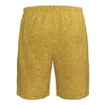 thumbnail image 6 of Disketp Men'S Swim Trunks Hawaiian Breathable Surf Beach Swimsuits Mesh Lining Beach Shorts With Pockets-Gold Shiny, 6 of 9