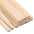 thumbnail image 1 of Unique Bargains 3/8 Inch Dowel Rods Wood Sticks 6 Inch Long Square Wooden Dowels 20 Pcs, 1 of 6