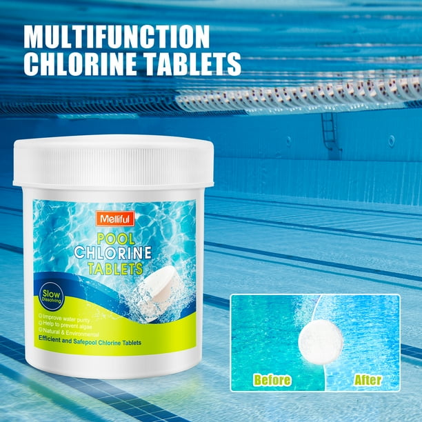 180PCS Pool Chlorine Tablets, Perfect for Inflatable AboveGround Pools