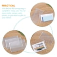 thumbnail image 3 of Shisuyan File Organization Pockets Clear 35Pcs For Stamps Office Use, 3 of 9