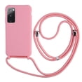 thumbnail image 1 of Funda de silicona con cordón cruzado para Samsung Galaxy, funda de Color caramelo para Samsung Galaxy S23 S22 S21 S20 FE Note 20 Ultra 10 S10 S9 S8 Plus S10E Fivean unisex, 1 of 2