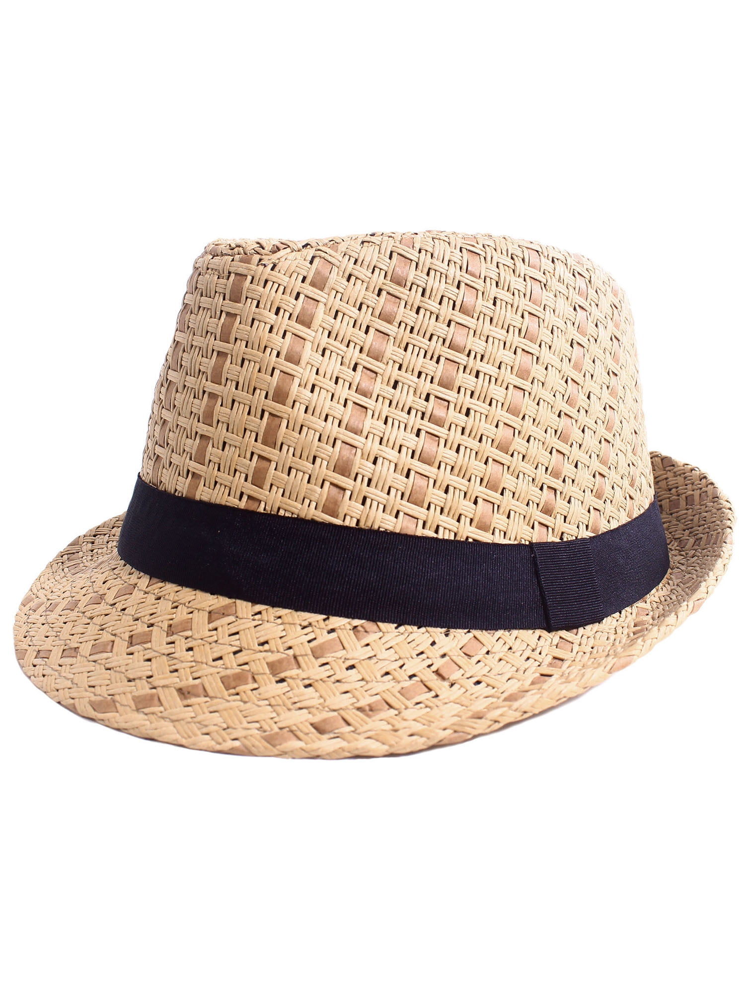 Men/Women's Summer Vintage Straw Fedora 