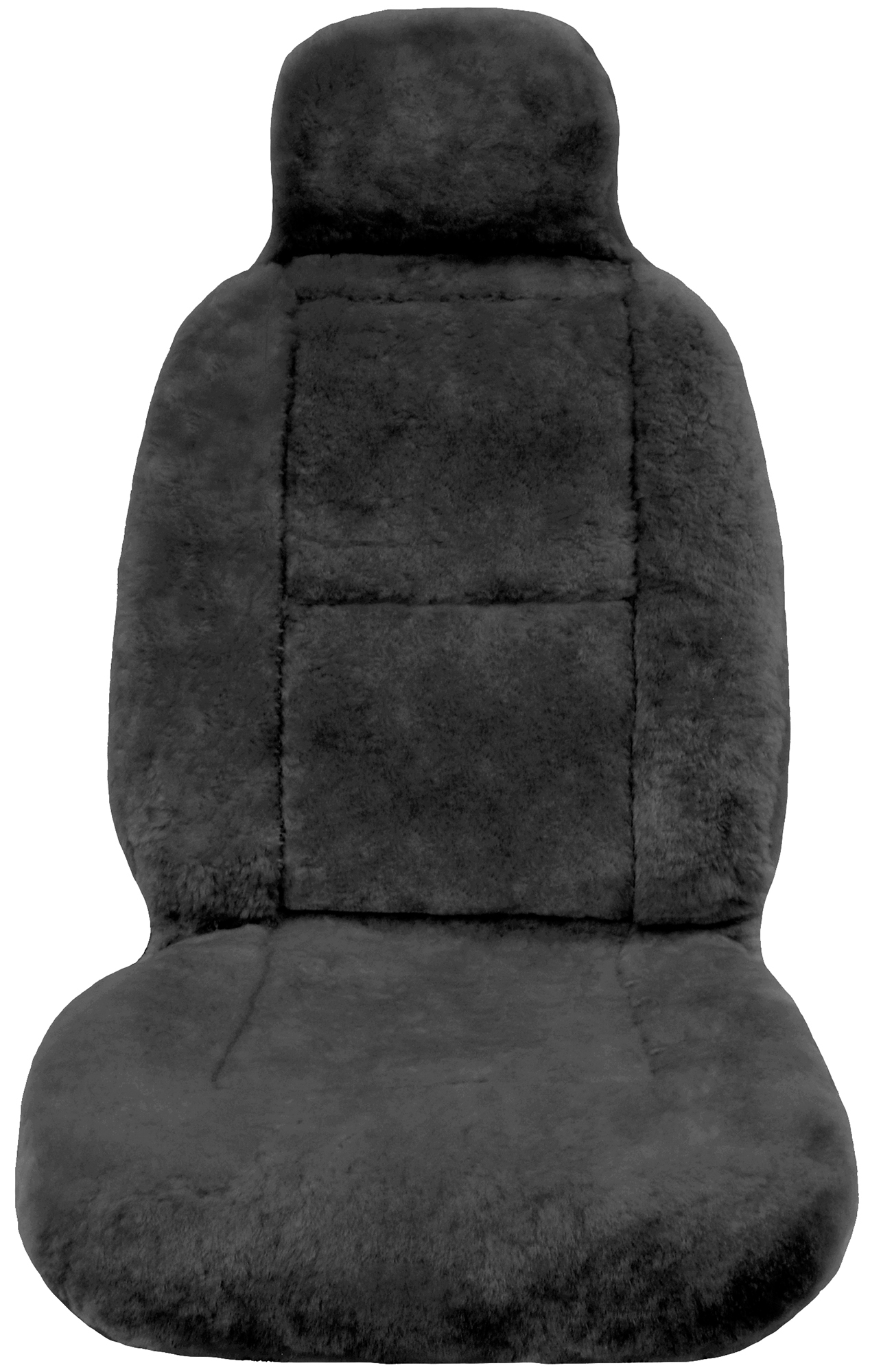 Eurow Sheepskin Seat Cover New XL Design Premium Pelt - Gray - image 2 of 6