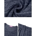 thumbnail image 6 of MOSHU Two Piece Lounge Sets for Women Solid Tank Tops and Knot Front Shorts Pajama Sets Drawstring Loungewear, 6 of 7