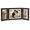 Black, variant on Trifold Picture Frame 4x6 and 5x7, Hinged 3 Picture Frame Collage, Folding Photo Frames for Desk or Tabletop Display, White