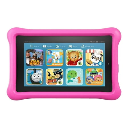 Amazon Fire Kids Edition - 5th generation - tablet - Fire OS 5 (Bellini) - 16 GB - 7" IPS (1024 x 600) - microSD slot - pink
