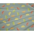 thumbnail image 4 of oneOone Polyester Lycra Fabric Lemon Slice Vegetable Printed Fabric 1 Yard 56 Inch Wide, 4 of 4