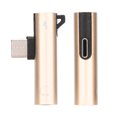 thumbnail image 2 of Adaptador USB&nbsp;C A Aux, Amplia Aplicación USB&nbsp;C&nbsp;a&nbsp;adaptador De Audio De 3,5 Mm Función 2 En 1 2 Piezas Para Teléfono Para Tableta Para PC, 2 of 8