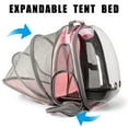 thumbnail image 2 of Back Expandable Cat Backpack with Transparent Front Doom for Small Pets, ECO-Friendly Breathable Space Capsule Design Perfectly for Hiking, Traveling and Camping., 2 of 9
