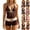 Coffee, variant on Swimsuit for Women Y2k Vintage Beach Swimsuit 2000s Vacation Going Out Outfits Summer 2 Pieces Floral Bikini Sets Women Coffee XL