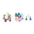 thumbnail image 2 of 1 Box DIY Jewelry Making Kits 60g Natural Gemstone/Turquoise Chips Beads 20Pcs Polycotton Tassel Pendant Decorations Mixed Color Beads: 60g/box, 2 of 3