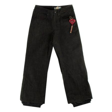Burton Mens Heritage Denim Pant Raw Black