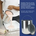 thumbnail image 5 of Master Elite 1 Gallon Unlined Empty Metal Paint Can Bucket with Lids, Bail Handles, Pack of 8 - Triple Tight Seal, 128 fl. oz. Steel Coating Storage Container Tin - Store Leftover Oil-Based Paint, 5 of 7