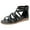 Black, variant on LEEy-World Sandals Women Womens Summer Sandals Air Cushion Flip Flops Casual Indoor Arch Support Shoes Classic Leather Dress Beach Comfort Walking Slides