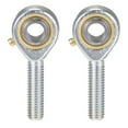 thumbnail image 1 of Unique Bargains 2 Pack POS8 Spherical Rod End Bearing 8mm Bore Self-lubricated Joint Bearing M8x1.25 Right Hand Male Thread, 1 of 6